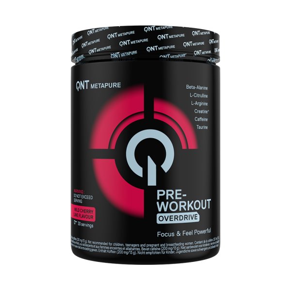 QNT® Pre Workout Overdrive, Wild Cherry Lime